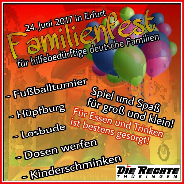 Einladung zum Kinderfest am 24. Juni 2017 in Erfurt