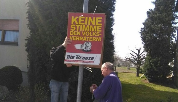 Wahlkampf um den Posten als Bürgermeister in Au am Rhein