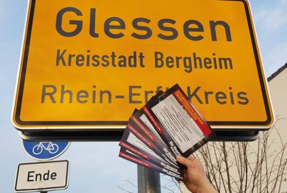 Asylkritische Flugblattaktion in Bergheim-Glessen