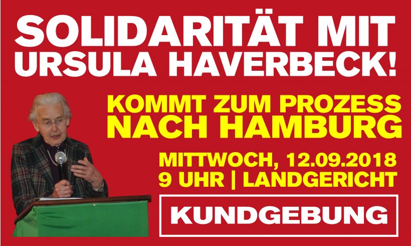 Kundgebung vor’m Gericht: Kommt am 12. September zum Haverbeck-Prozeß nach Hamburg!