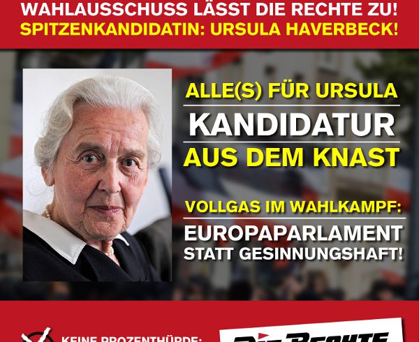 DIE RECHTE fordert im Bundestag Freiheit für Haverbeck – Es kommt zum Eklat! [Video]