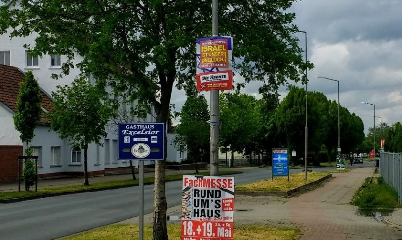 Europawahlkampf: Plakatierungen nun auch in Minden!