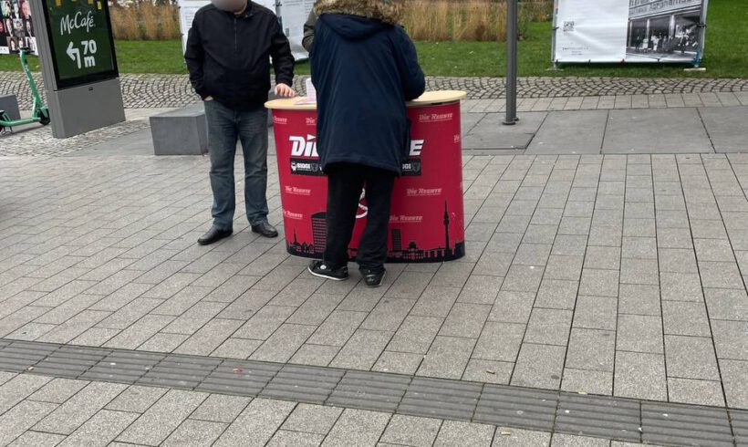 Große Unterstützungsunterschriften-Sammelaktion in Dortmund durchgeführt