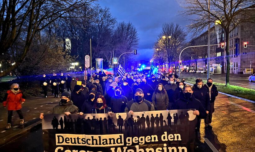Dortmund: Demonstration gegen die Corona-Maßnahmen