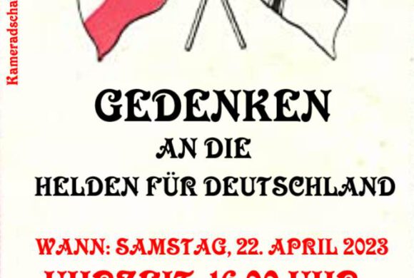 22.APRIL 2023- Helden für Deutschland! Demoaufruf -Kirchheimbolanden